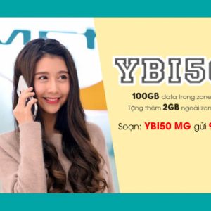 Gói YBI50 Viettel ưu đãi 102GB giá chỉ 50k/tháng tại Yên Bái