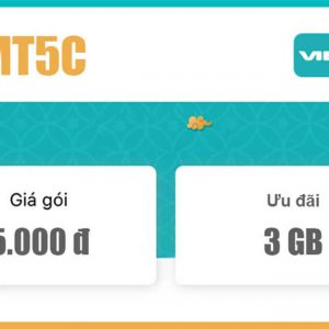 Gói MT5C Viettel ưu đãi 3GB Data tốc độ cao chỉ 5.000đ