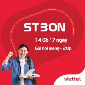 Gói ST30N Viettel ưu đãi 14GB + Free gọi nội mạng dưới 20 phút